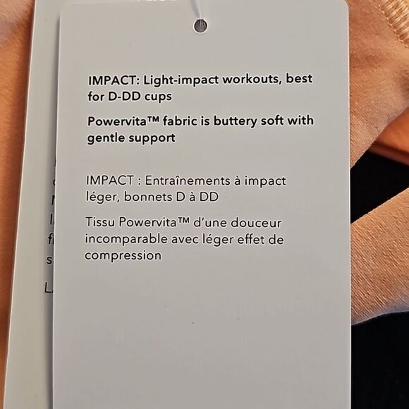 Athleta Conscious Cut Out Crop, Size Small D-DD, NWT, - Picture 9 of 10